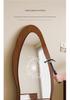 Ethnic Style Irregular Wall-Mounted Full-Length Floor Mirror for Indoor Use