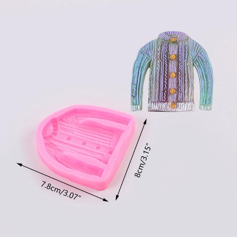 Clothes and Hats Sugar Chocolate Fondant Mold Diy Baking Manual Glue- Dripping Mold Food Grade Silicone Fondant Mould