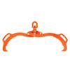 32in Log Lifting Tongs 2 Claw Solid Steel Log Grapple Swivel Log Tools