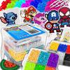 Iron-on Beads Set 9000 Pcs Templates Case Patterns Xxl