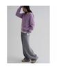 Winged Thread Neck Strap Pullover Lavender