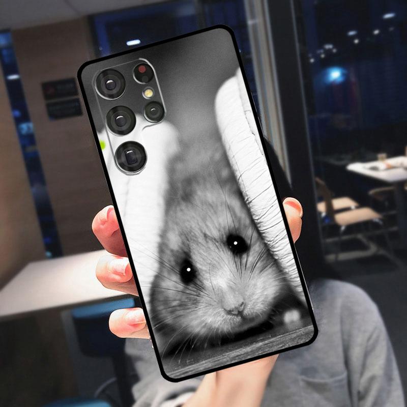 

Cute Lovely Pet Hamster Cover For Samsung Galaxy S25 S24 S21 S22 S23 Ultra S9 S10 Plus S24 FE S21 FE Phone Case Note 20 Ultra