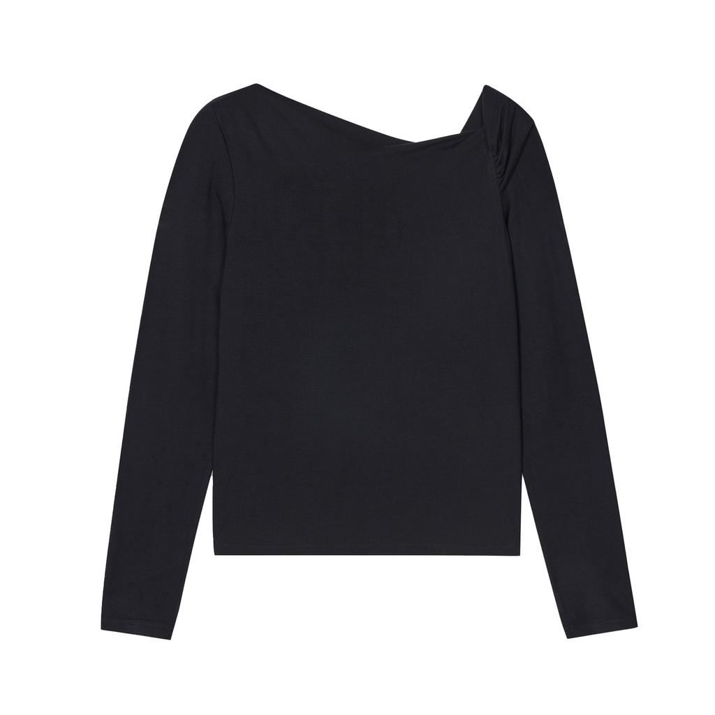 Levis Standard Pure Desire Comfortable Asymmetrical Off-Shoulder T-Shirt Women tops 005IT-0000