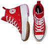Converse Run Star Hike Fashionable and Comfortable Versatile Casual High-top Canvas Shoes Unisex Red