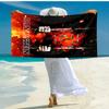 1pc Rammstein2 Beach Towel, Comfortable and Thick, and Swimming/Bath/Picnic/Camping Towel, Suitable for Seaside Beaches