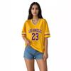 Women's Loose Stripe Trim Sports T-Shirt