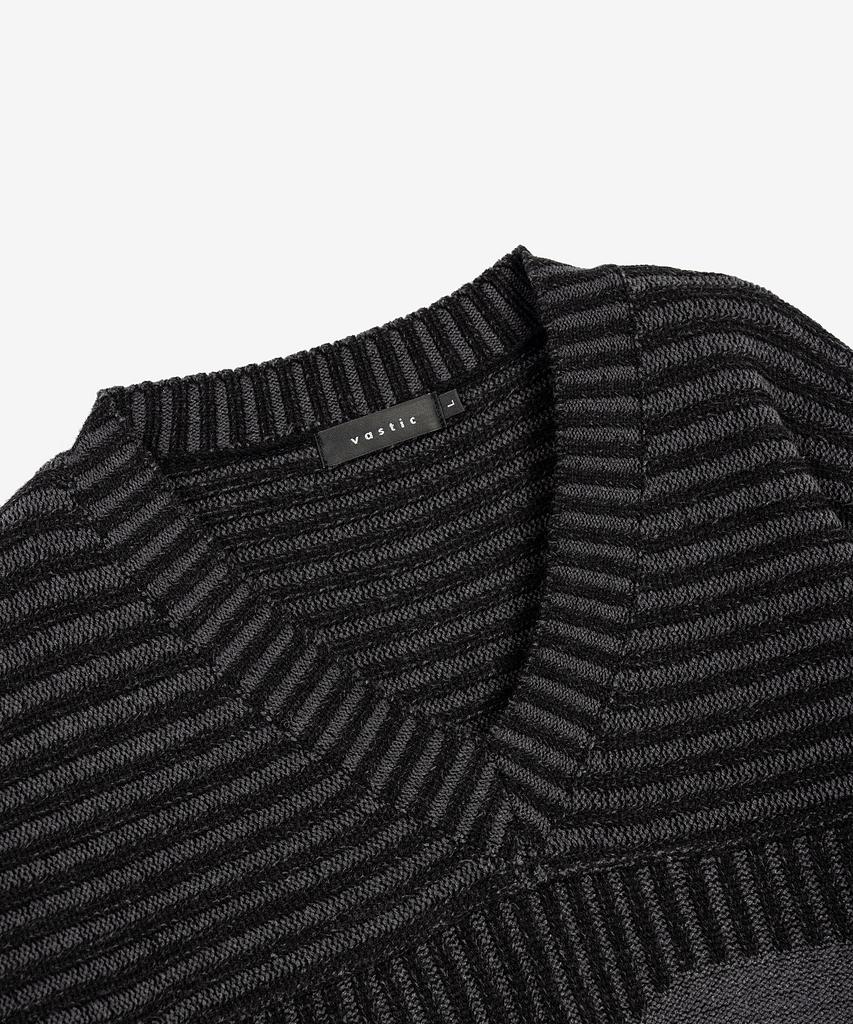 VASTIC Knit Football Jersey_Black