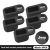 For y85 Car Seat Belt Buckle Anchor Socket Anti-collision Protect Cover Grand Cherokee Wrangler JK Renegade Gladiator Compass d32