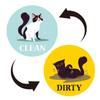 Durable Dishwasher Status Indicator Double Sided Kitchen Dishwasher Marker  Restroom
