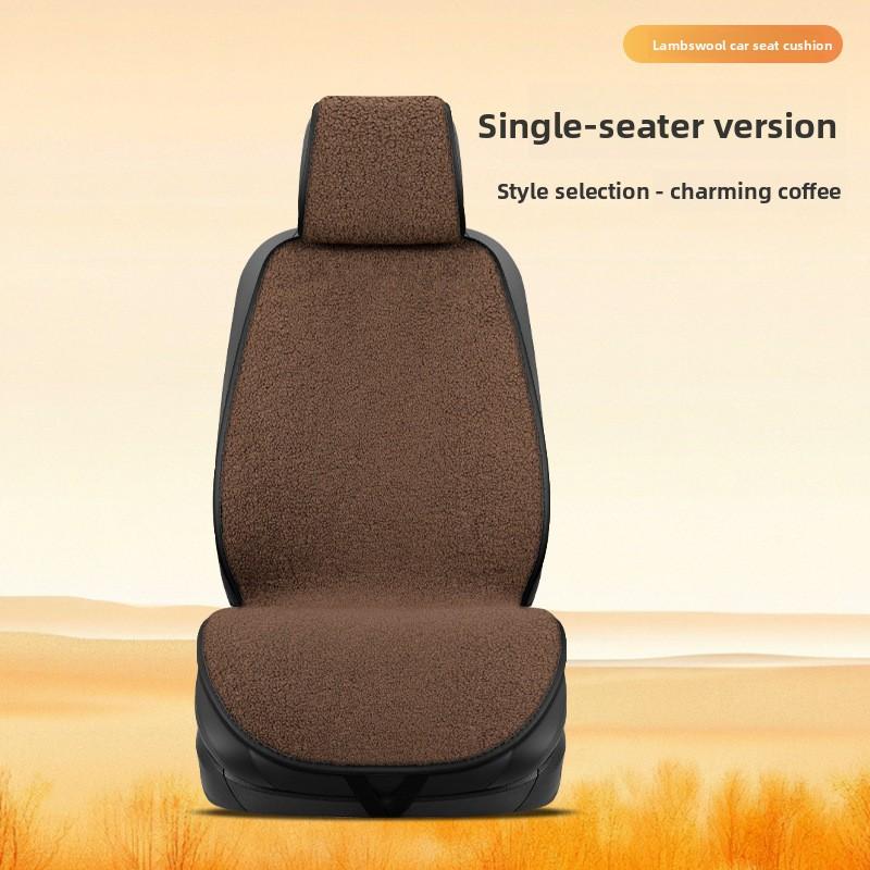 Universal Car Seat Cover Short Plush Warm Breathable Seat Cover High Quality Comfortable Warm Winter Car Seat Cushion
