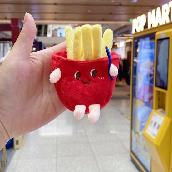11cm Cute Keychain Decorative Lovely PP Cotton Food