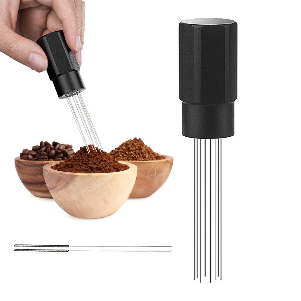 Espresso Needle Distributor Espresso Coffee Distributor Tool Precision Espresso Stirrer Tool With Magnets Coffee Distribution