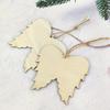 20pcs Wooden Angel Wings Silhouette Mixed Color Diy Handmade Ornament With Lanyard For Holiday Decoration, Elegance Wing Design