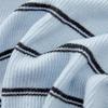 Women's Fake Two-Piece Wool Blend Color-Block Striped Knit Top