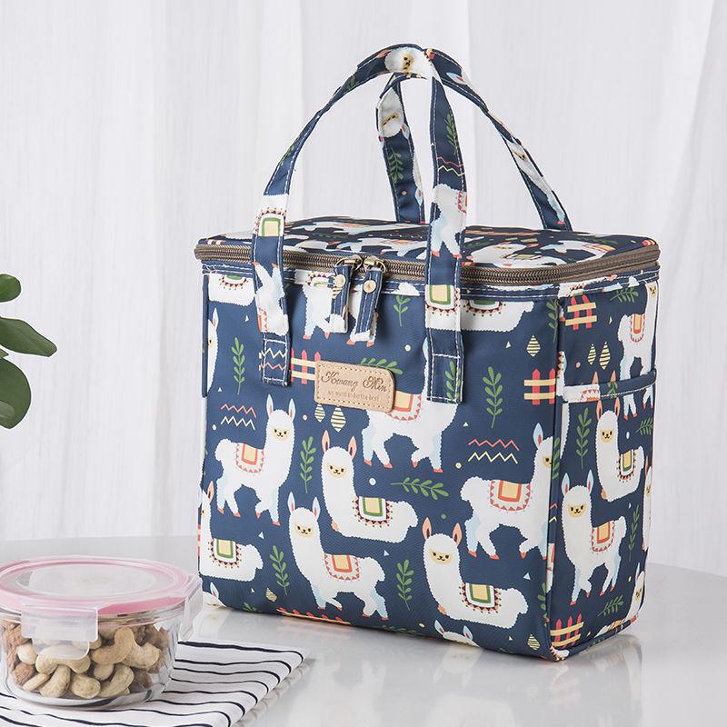 Handon Alpaca Paradise Insulated Lunch Tote Bag