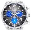 Mathey-Tissot Orologio da uomo Urban Chrono in acciaio inossidabile con quadrante nero al quarzo H411CHMB