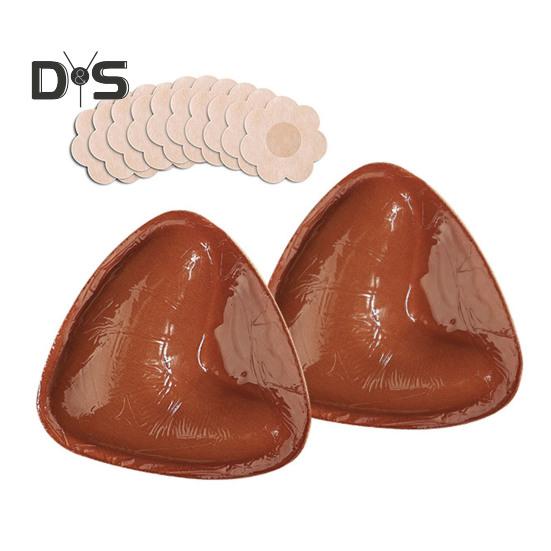 Oboustranné lepící vložky do podprsenky Opakovaně použitelné samolepicí vycpávky do podprsenky push Up Neviditelná vložka do podprsenky pro plavky, sportovní plavky, bez ramínek