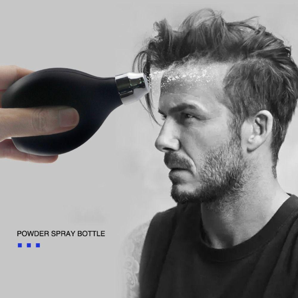 Refillable Hair Fiber Spray Applicator Talc Fiber Powder Blower Puffer Hairdressers