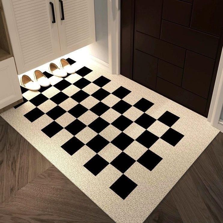 

Бельгійський вельветовий килимок для дверей Брудовідштовхувальний килимок для вхідних дверей Високоякісний килимок для дверей Вхідний килимок для підлоги Протиковзкий килимок Килимок для ніг 40 * 60