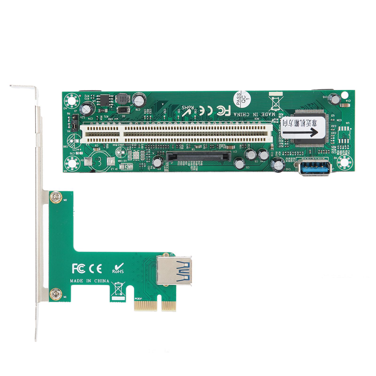 

Адаптер PCIE Express до PCI Контролер мережевої карти Міні ASM1083 4-контактний роз єм