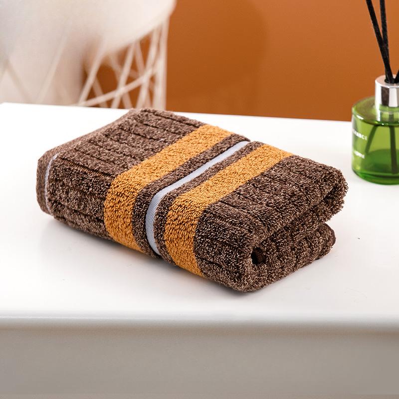 

Хлопковое темное полотенце для лица, полотенце для мытья, чистое хлопковое полотенце для мужчин и женщин, бытовая вышивка 74*34