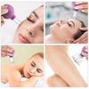 4pcs Health Massage Vacuum Cupping Cups Set Rubber Head Glass Anti Cellulite Massager Chinese Therapy Face Cupping Set Cans