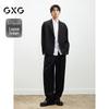 GXG Men's Black Straight-Leg Trousers