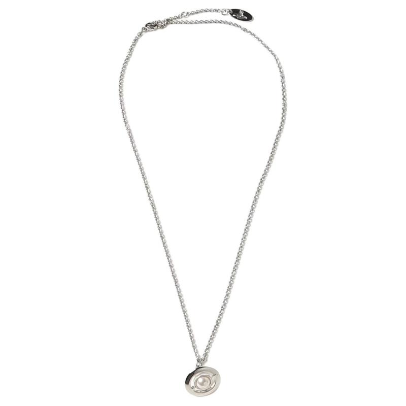 Vivienne Westwood Logo Nameplate - Necklace Women s Silver 6302032102P113 серебряный