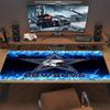 Dallas Cowboys Logo Farbe Mauspads Großes Gaming Tischkissen Rutschfestes Laptop Tablet Großes Mauspads XXL Matte Mini PC Spielmatte Mit Verriegeltem Rand