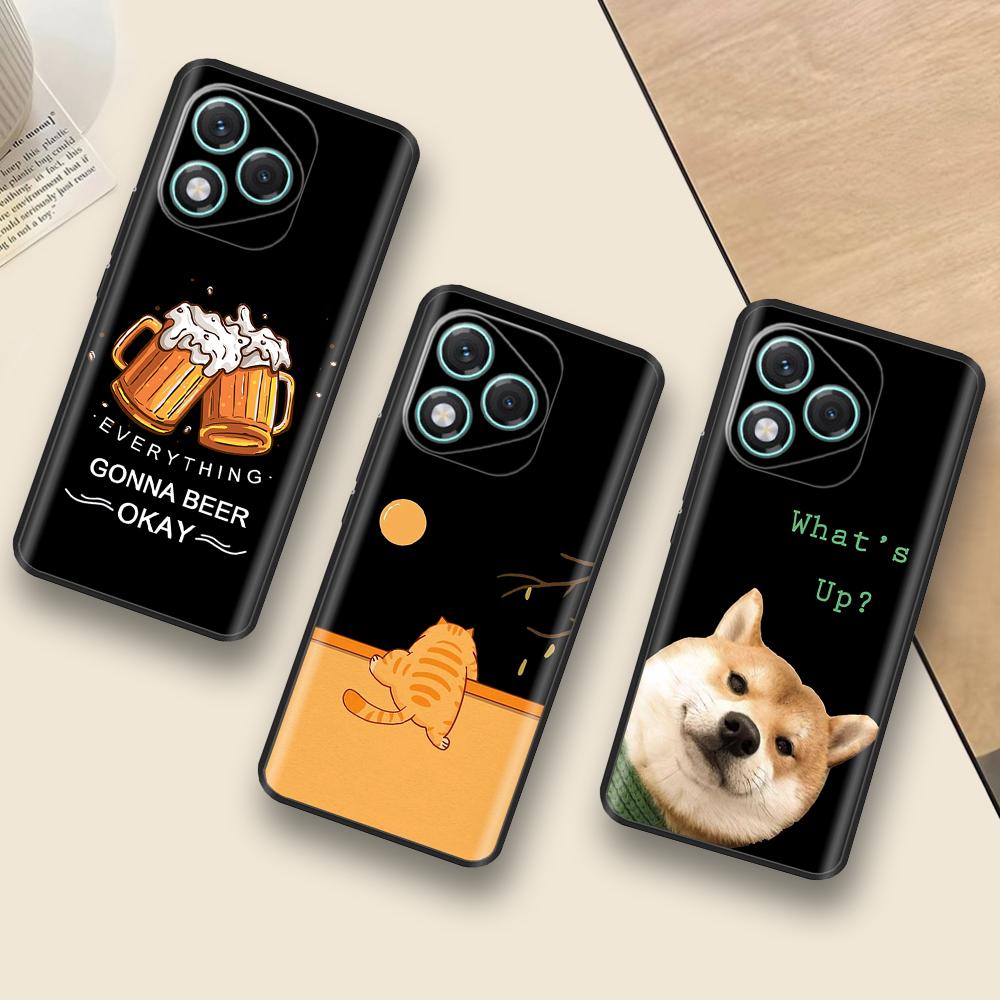 For Honor 400 Lite Case Luxury Soft Black Silicone TPU Phone Cover For Honor 400 Lite Case honor400 Lite ABR-NX1 Cases Fundas