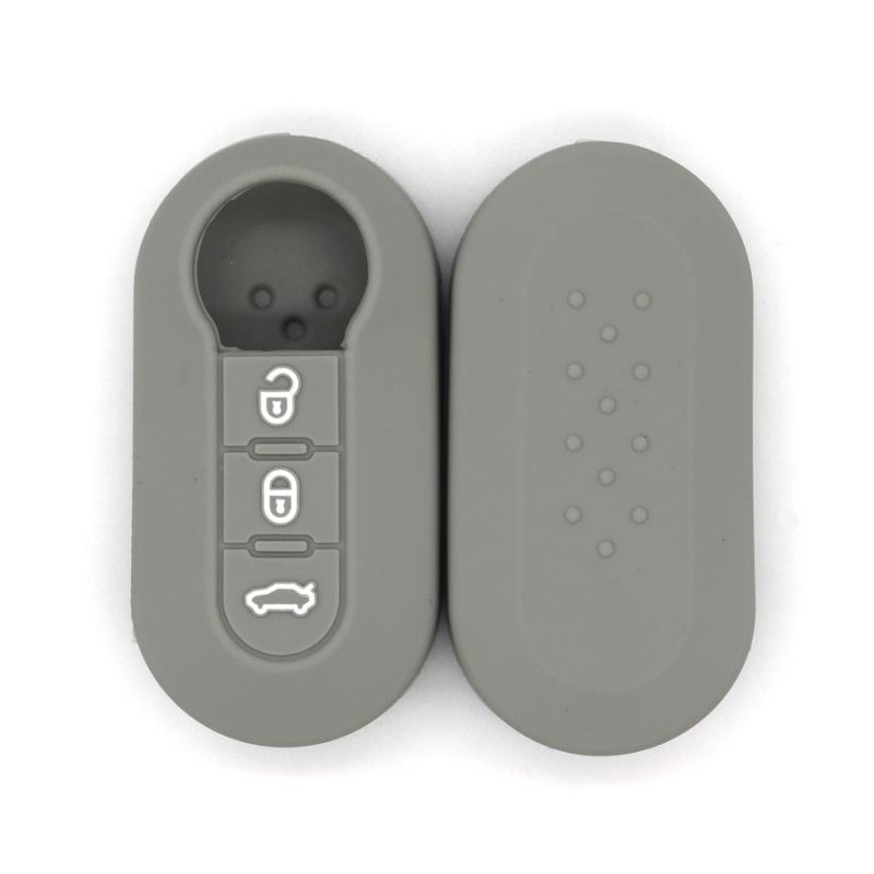 Suitable for Fiat 500 Boyue Bravo Iveco Wolfson Car Key Bag Remote Control Silicone Protective Cover In Stock