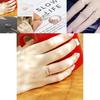 Stylish Korean Fashion Lightweight Adjustable Pearl And Zirconium Ring For Women