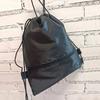 Chic Minimalist Drawstring Bag – Lightweight Shoulder Backpack for Daily Use, Beach, Shopping & Casual Outings