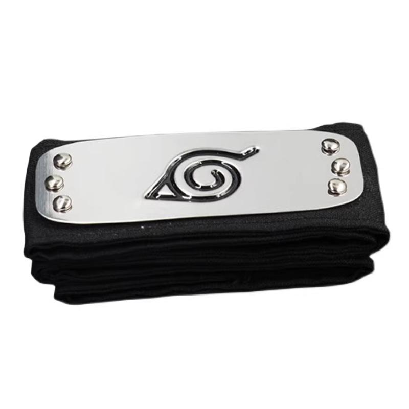 Anime Naruto Ninja Headband Uzumaki Akatsuki Kakashi Figure Cosplay Headbands Forehead Protector Props Halloween Party Gift