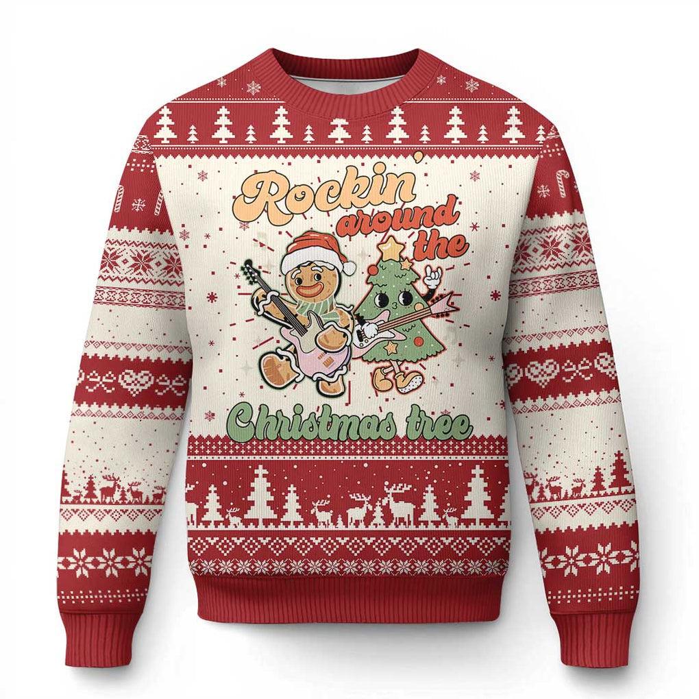 Gingerbread Man Oh Snap Xmas Ugly Christmas Sweater Funny Gingerbread Pattern Sweatshirts Pullover Boys Women Jumper Sweaters