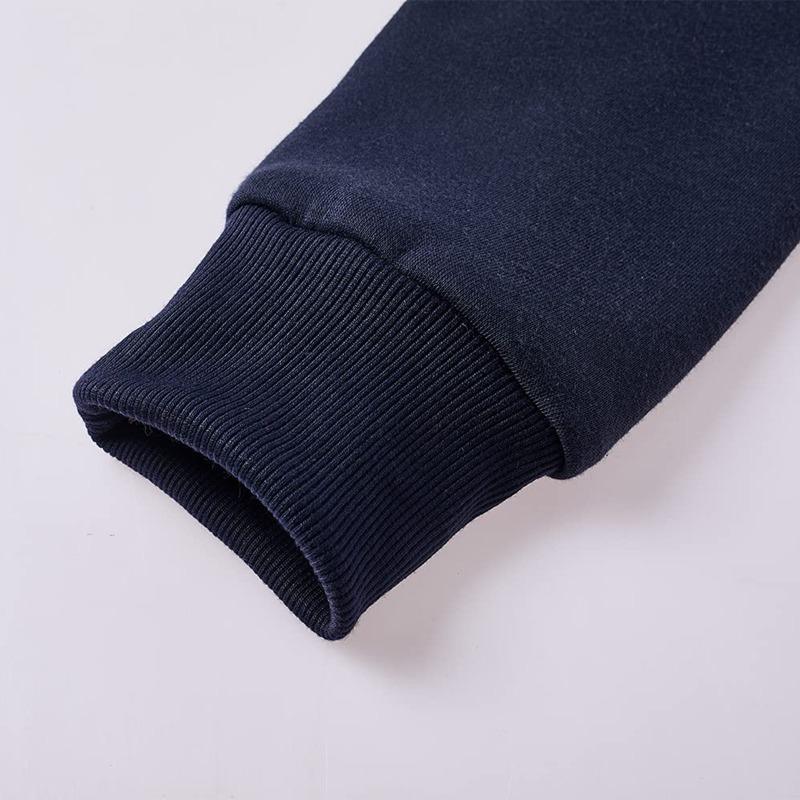 Herren S Color Block Kapuzenpullover mit Reißverschluss Lässiger Langarm