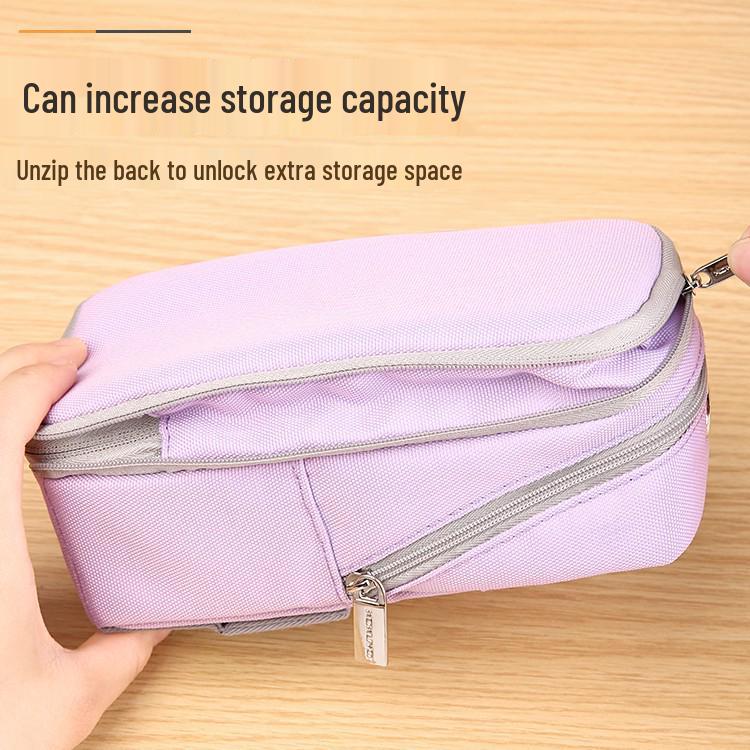 Kokuyo MAG CRITZ Standable Phone & Pencil Case - Large Capacity, Polyester