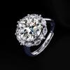 Exquisite Queen Style 5 Carat Imitation Adjustable Ring With Unique Animal Design