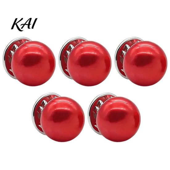 Cardigan Collar Clip 5PCS Pearl Buttons for Women, Clothing Invisible Anti-Exposure Safety Pins, No Anti Slip Scarf Buckle Damage Iron Brooch