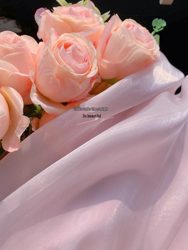 Summer 2023 Mother-Daughter Pearlescent Quicksand Princess Dresses – Fashionable Matching Evening Outfits