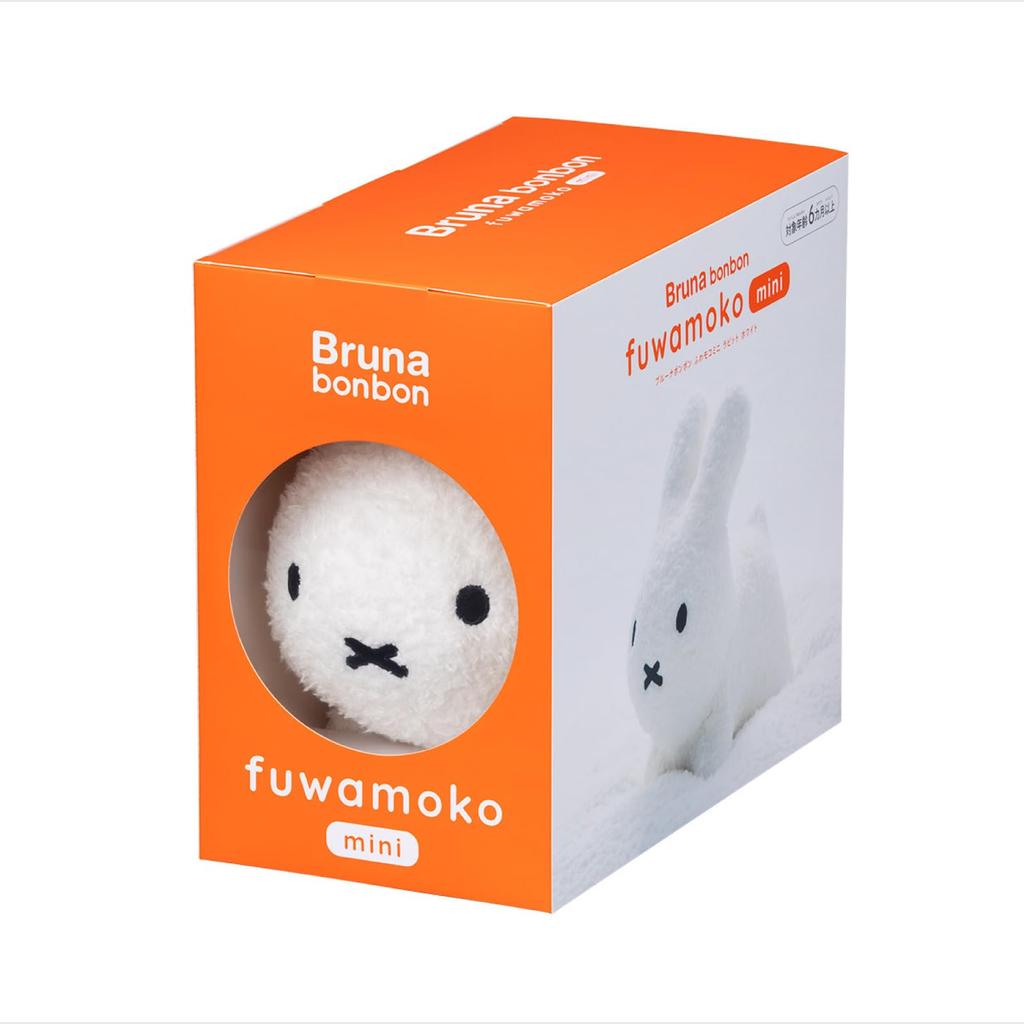 [Official] Ides Bruna Bonbon Fluffy Mini Rabbit White | Soft Rabbit, Baby, Kids Gift, Washable, Interior