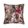 Funny Monkey Print Pillowcases  Kawaii Pillow Case For Living Room Sofa Graphic Pillow Cover
