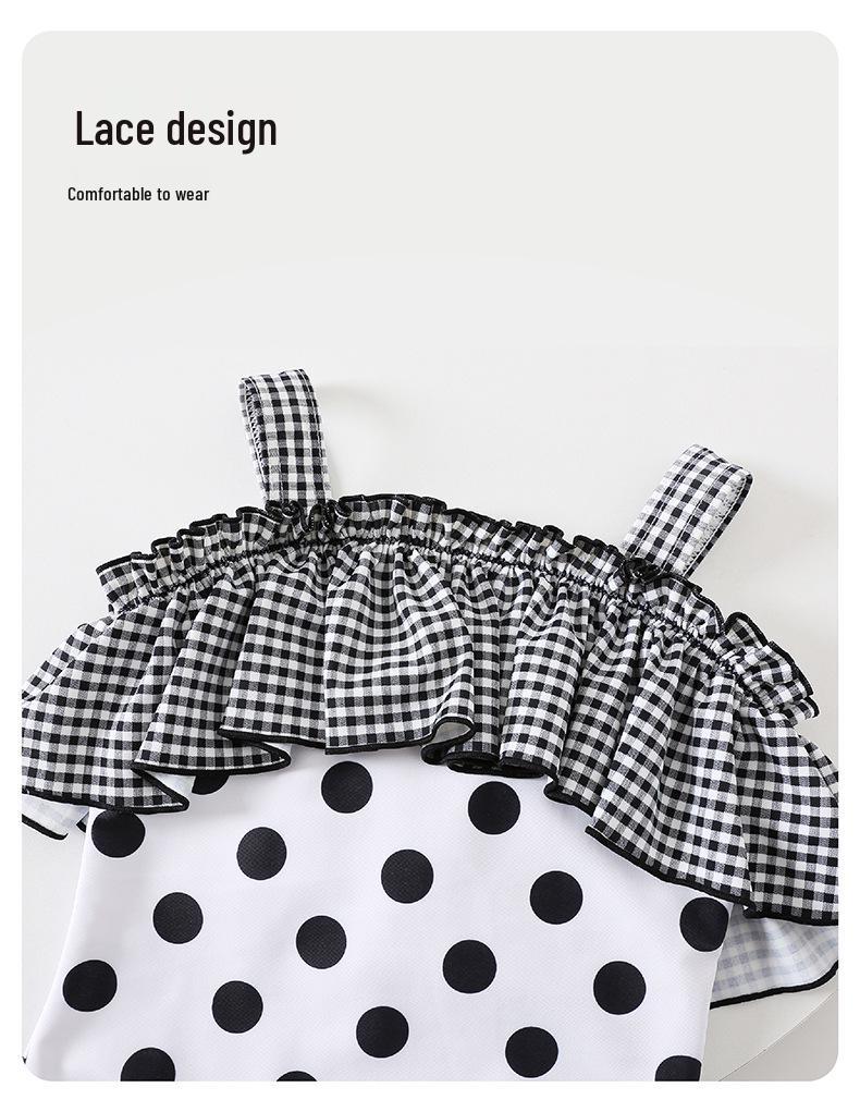 SWIMTOWN Kids' Quick-Dry Nylon One-Piece Swimsuit - Cute & Fashionable Swimwear for Girls