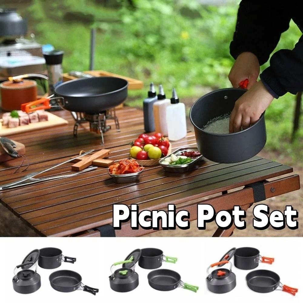 Kettle Camping Tableware Frying Pan Picnic Pot Set Outdoor Cookware Set Travel Outdoor