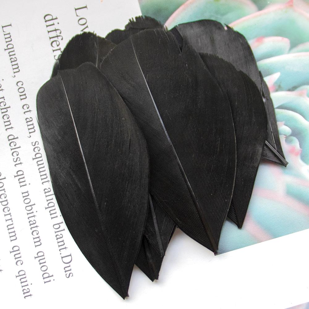 Nature Goose Feathers For Jewelry Making Decoration White Swan Needlework Wedding Handicraft Accessories Crafts 5-8Cm