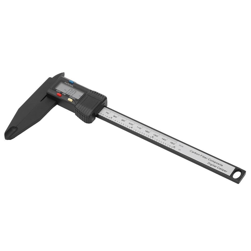 150mm Digital Caliper Large LCD Screen Measuring Caliper Ruler with Metric Inch Conversion Key