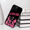 Rock Band G-gorillaz Phone Case For IPhone 17,16,15,14,13,12,11,Plus,Pro,Max,Plus,XS,soft case Black silicone
