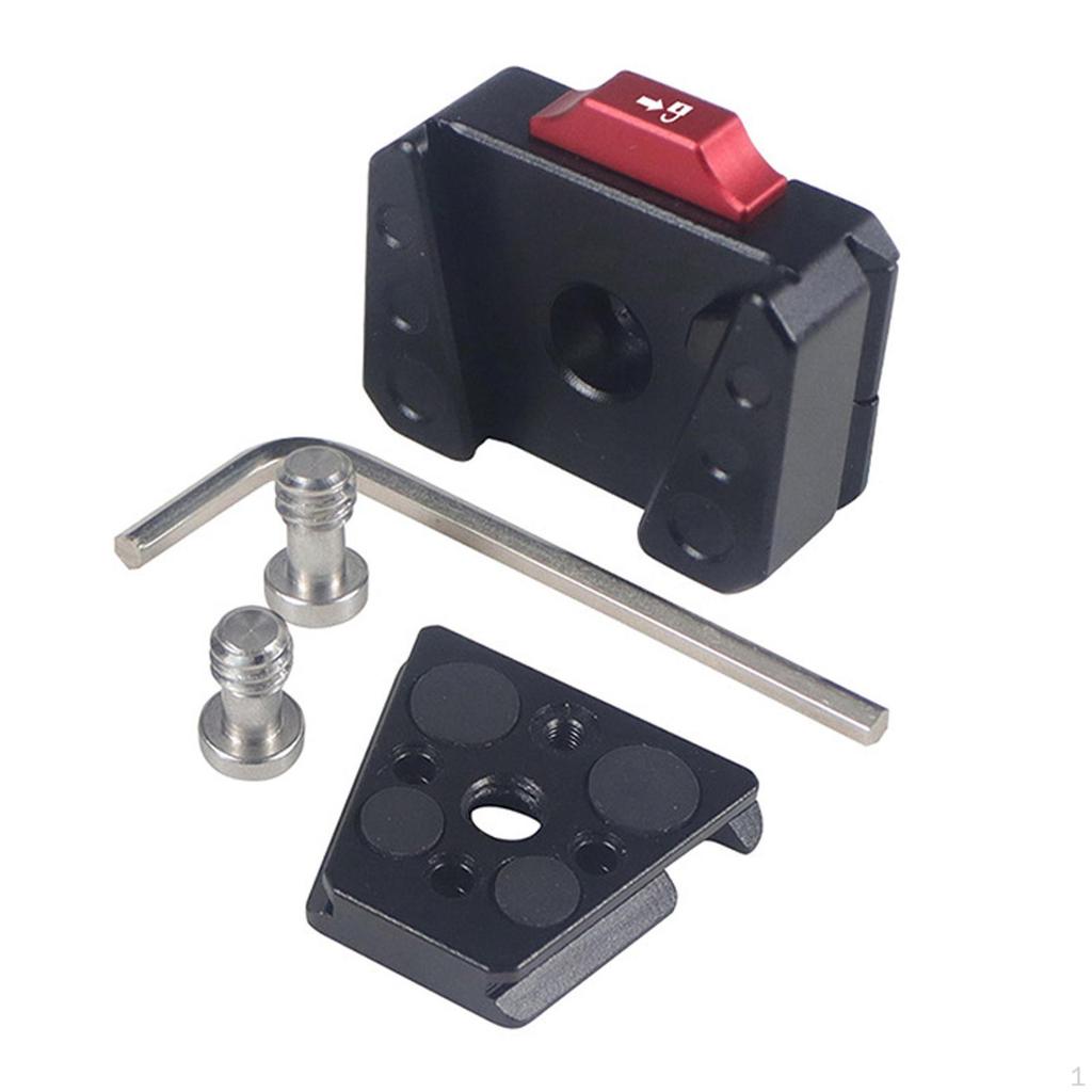 Quick Release Clamp Plate Camera Mount Adapter Heavy Duty Equipment Replacement