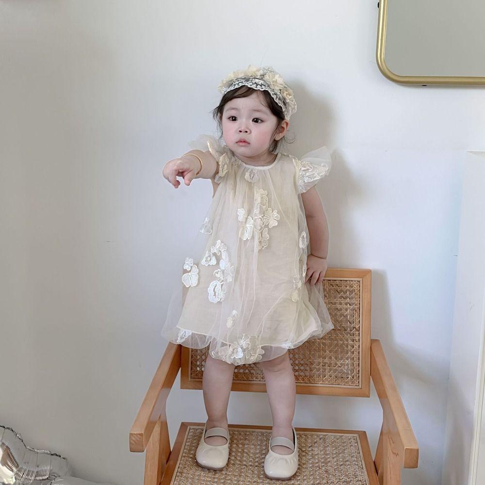 Koreanischer Stil Spitze Baby-Stirnband Blume Elastischer Haarreif Süßes Kleinkind-Haarband Fotografie-Requisiten