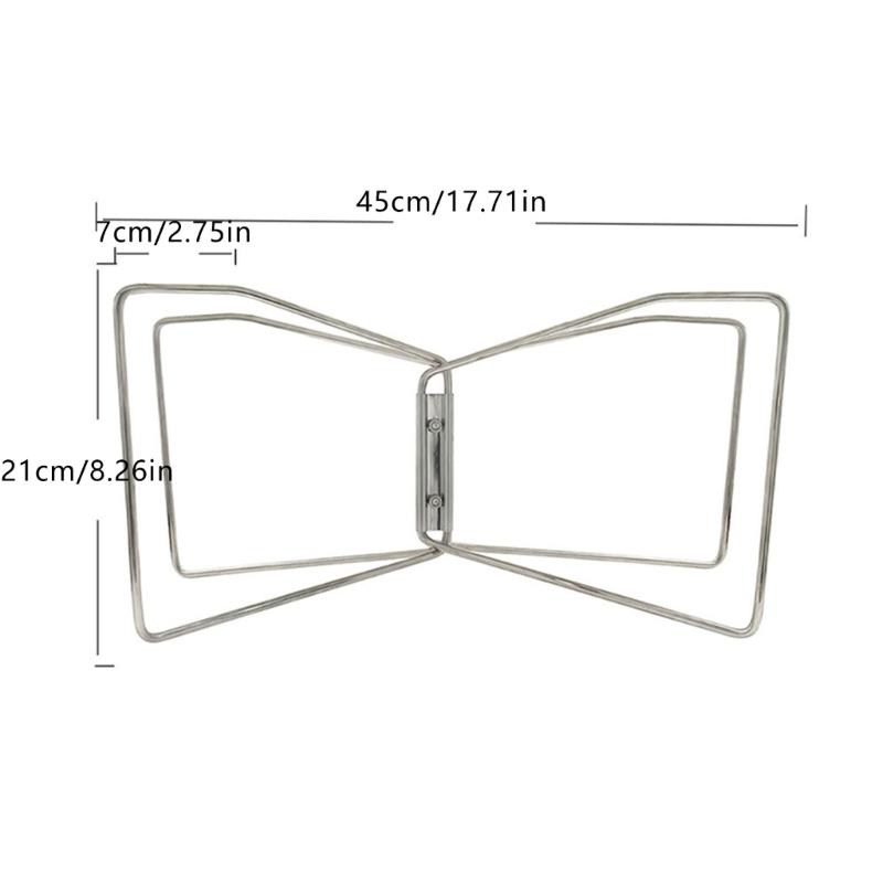 Rustproof Camping Box Support Frame Folding Stabilizers Base with Nonslip Pad Portable Storage Stand for Outdoor